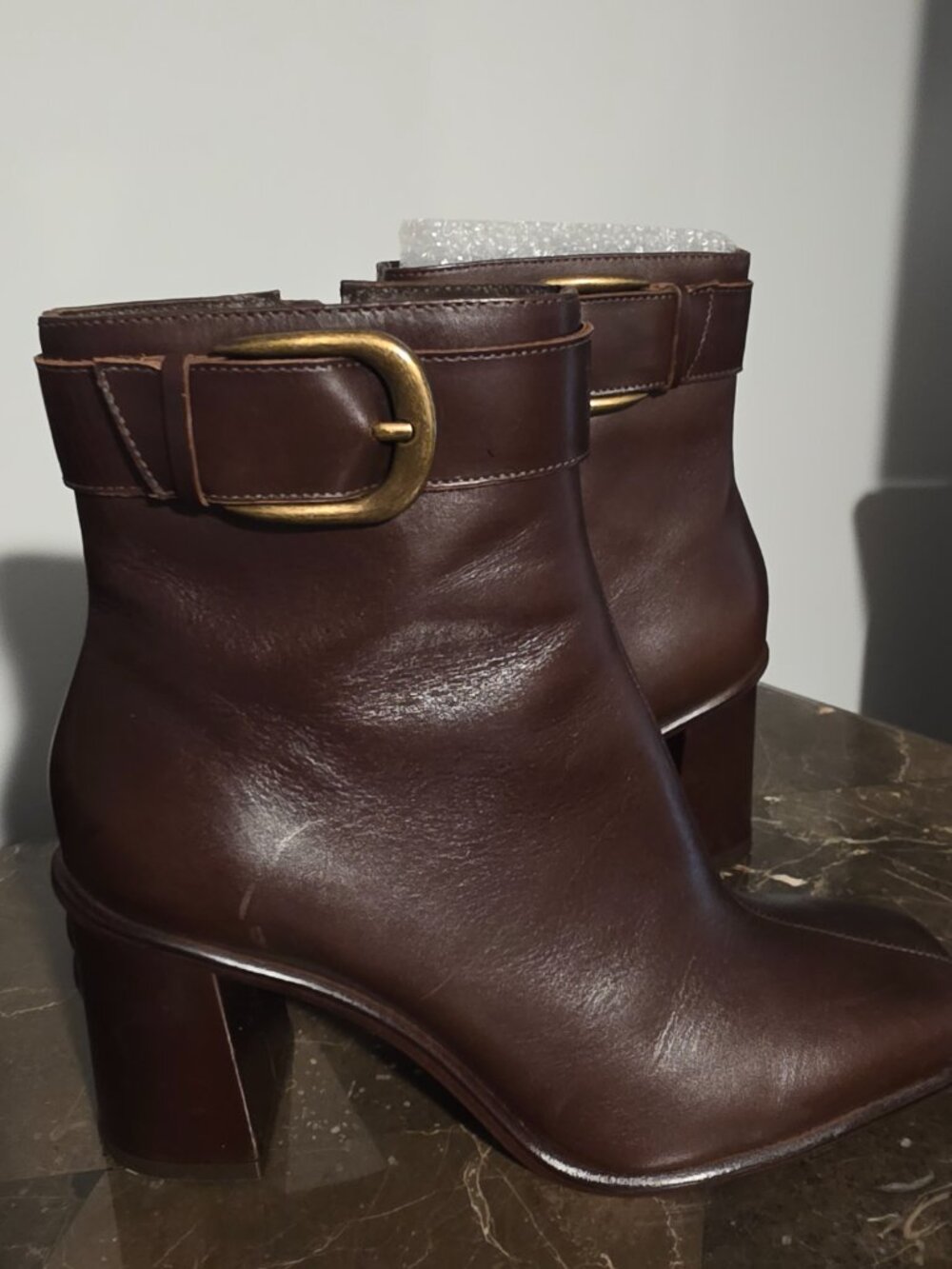 Antonio Melani dark brown ankle boots - Picture 2 of 8